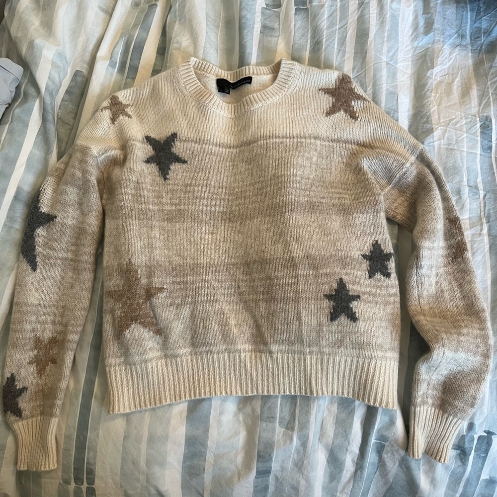 360 Cashmere Star Crewneck Sweater